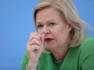 Union erneuert Kritik an Faeser im Fall Schönbohm Union erneuert Kritik an Faeser im Fall Schönbohm