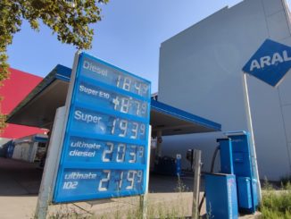 Spritpreise Ende September leicht zurückgegangen