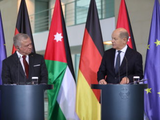 Scholz sieht Jordanien als wichtigen Vermittler im Nahost-Konflikt Scholz sieht Jordanien als wichtigen Vermittler im Nahost-Konflikt