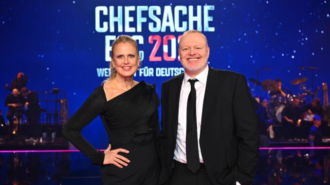 Chefsache ESC 2025 - Wer singt für Deutschland? Barbara Schöneberger und Stefan Raab (über RTL / Raab Entertainment / Willi Weber)