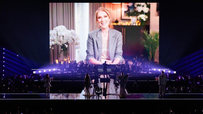 First Semi-Final: Celine Dion Céline Dion (über Corinne Cumming/EBU)