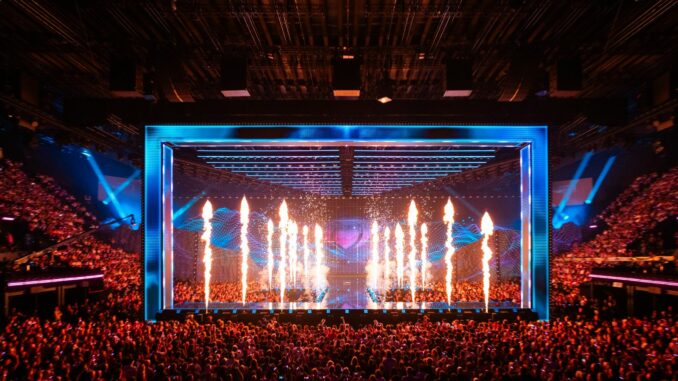 Second Semi-Final: Hosts Stage (über Corinne Cumming/EBU)