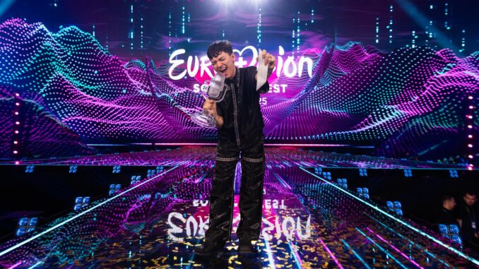 Winner 2025: Austria JJ (über Corinne Cumming/EBU)