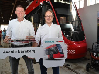 Nürnberg rüstet auf: 26 neue Avenio-Straßenbahnen ab 7. Juli im Einsatz Nürnberg rüstet auf: 26 neue Avenio-Straßenbahnen ab 7. Juli im Einsatz