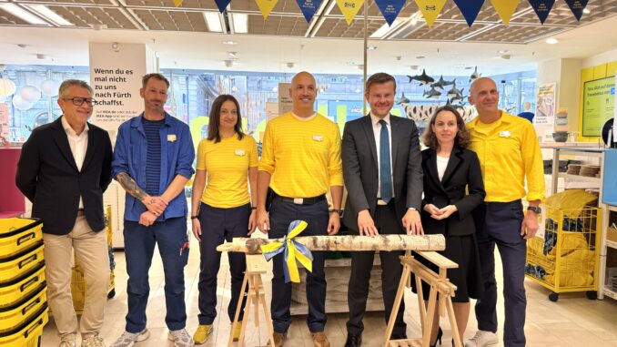 Eröffnung des Ikea-Pop-up-Stores im ehemaligen Kaufhof am Donner Eröffnung des Ikea-Pop-up-Stores im ehemaligen Kaufhof (über Florian Ehlert / Stadt Nürnberg)