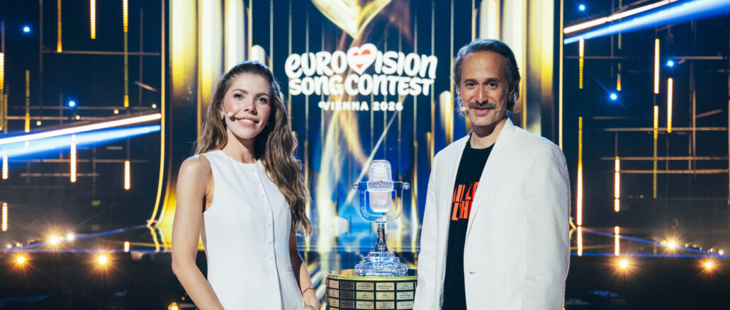 Victoria Swarovski und Michael Ostrowski: Das ESC-Moderationsduo – und was es über Österreichs TV-Kultur verrät
