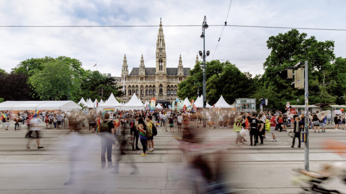 Wien von oben, Wien von innen: Die Donaumetropole als Kulisse für das 70. ESC-Jubiläum