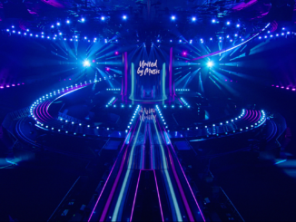 Wie die Wiener Stadthalle zur ESC-Bühne wird: LED-Blatt, goldenes Konstrukt und Hollywood-Kameras