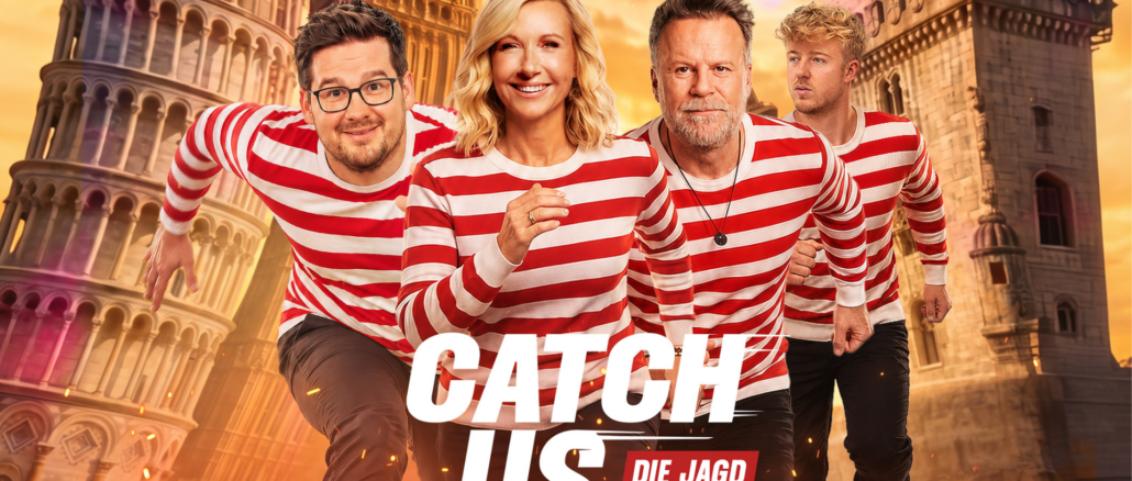 „Catch Us“: Andrea Kiewel, Chris Tall und Jenke tauchen für ProSieben in Europa unter